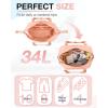 image:imageBAGSMART Gym Bag for Women Carry on Weekender Overnight Bag Travel Duffel Bags with Trolley Sleeve Personal Item Travel Bag Tote Bag Workout Dance BagPinkMediumOrange