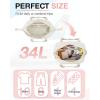 image:imageBAGSMART Gym Bag for Women Carry on Weekender Overnight Bag Travel Duffel Bags with Trolley Sleeve Personal Item Travel Bag Tote Bag Workout Dance BagPinkMediumLight Beige