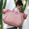 image:imageBAGSMART Gym Bag for Women Carry on Weekender Overnight Bag Travel Duffel Bags with Trolley Sleeve Personal Item Travel Bag Tote Bag Workout Dance BagPinkMediumDark Pink