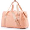 image:imageBAGSMART Gym Bag for Women Carry on Weekender Overnight Bag Travel Duffel Bags with Trolley Sleeve Personal Item Travel Bag Tote Bag Workout Dance BagPinkMediumOrange