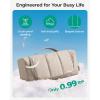 image:imageBAGSMART Hair Tool Organizer Travel Bag Compatible with Dyson AirwrapShark Hair Dryer Wideopen Dyson Case with Heat Resistant Mat Metal Hanging Hook for Long Barrel Straighteners Curling IronBrown