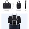 image:imageBAGSMART Large Gym Bag with Yoga Mat Buckle Weekender Overnight Bag for Women Travel Duffle Bag for Travel Essentials Carry On Tote Bag Hospital Bag for Labor and DeliveryBlack