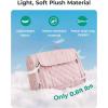 image:imageBAGSMART Makeup Bag for Women with Hanging Hook  Portable Cosmetic Case Large Capacity Door Room Essentials Travel Organizer for Full Sized Cosmetics and Toiletries BlackPink