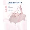 image:imageBAGSMART Puffer Tote Bag for Women Quilted Travel Top Handle Large Lightweight Shoulder Handbags with Zipper