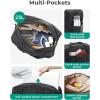 image:imageBAGSMART Small Gym Bag for Women 23L Carry on Travel Duffel Bag Waterresistant Weekender with Shoe Compartment Classic
