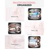 image:imageBAGSMART Small Makeup Bag Travel Cosmetic Bag Make Up Pouch Small Travel Zipper PouchWaterresistant Toiletry BagMakeup Organizer Bag for Women Black01Black