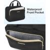 image:imageBAGSMART Toiletry Bag Hanging Travel Makeup Organizer with TSA Approved Transparent Cosmetic Bag Makeup Bag for Full Sized Toiletries LargePinkBlack