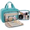 image:imageBAGSMART Toiletry Bag Hanging Travel Makeup Organizer with TSA Approved Transparent Cosmetic Bag Makeup Bag for Full Sized Toiletries LargePinkBlue
