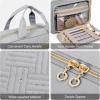 image:imageBAGSMART Toiletry Bag Hanging Travel Makeup Organizer with TSA Approved Transparent Cosmetic Bag Makeup Bag for Full Sized Toiletries LargePinkGrey