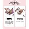 image:imageBAGSMART Toiletry Bag Hanging Travel Makeup Organizer with TSA Approved Transparent Cosmetic Bag Makeup Bag for Full Sized Toiletries LargePinkPurple