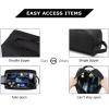 image:imageBAGSMART Toiletry Bag for Men Travel Toiletry Organizer Dopp Kit Waterresistant Shaving Bag for Toiletries Accessories Door Room EssentialsBlackbasicBlack