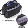 image:imageBAGSMART Toiletry Bag for Men Travel Toiletry Organizer Dopp Kit Waterresistant Shaving Bag for Toiletries Accessories Door Room EssentialsBlackbasicBlackbasic