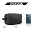 image:imageBAGSMART Toiletry Bag for Men Travel Toiletry Organizer Dopp Kit Waterresistant Shaving Bag for Toiletries Accessories Door Room EssentialsBlackbasicBlackbasic