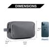 image:imageBAGSMART Toiletry Bag for Men Travel Toiletry Organizer Dopp Kit Waterresistant Shaving Bag for Toiletries Accessories Door Room EssentialsBlackbasicGreybasic