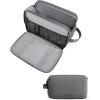 image:imageBAGSMART Toiletry Bag for Men Travel Toiletry Organizer Dopp Kit Waterresistant Shaving Bag for Toiletries Accessories Door Room EssentialsBlackbasicGrey