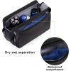 image:imageBAGSMART Toiletry Bag for Men Travel Toiletry Organizer Dopp Kit Waterresistant Shaving Bag for Toiletries Accessories Door Room EssentialsBlackbasicGreen