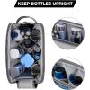 image:imageBAGSMART Toiletry Bag for Men Travel Toiletry Organizer Dopp Kit Waterresistant Shaving Bag for Toiletries Accessories Door Room EssentialsBlackbasicGrey
