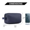 image:imageBAGSMART Toiletry Bag for Men Travel Toiletry Organizer Dopp Kit Waterresistant Shaving Bag for Toiletries Accessories Door Room EssentialsBlackbasicNavy Bluebasic