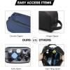 image:imageBAGSMART Toiletry Bag for Men Travel Toiletry Organizer Dopp Kit Waterresistant Shaving Bag for Toiletries Accessories Door Room EssentialsBlackbasicNavy Blue