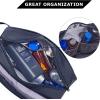 image:imageBAGSMART Toiletry Bag for Men Travel Toiletry Organizer Dopp Kit Waterresistant Shaving Bag for Toiletries Accessories Door Room EssentialsBlackbasicNavy Bluebasic