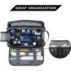image:imageBAGSMART Toiletry Bag for Men Travel Toiletry Organizer Dopp Kit Waterresistant Shaving Bag for Toiletries Accessories Door Room EssentialsBlackbasicNavy Blue