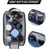 image:imageBAGSMART Toiletry Bag for Men Travel Toiletry Organizer Dopp Kit Waterresistant Shaving Bag for Toiletries Accessories Door Room EssentialsBlackbasicNavy Blue