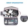 image:imageBAGSMART Toiletry Bag for Men Travel Toiletry Organizer Dopp Kit Waterresistant Shaving Bag for Toiletries Accessories Door Room EssentialsBlackbasicPink
