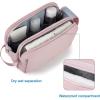 image:imageBAGSMART Toiletry Bag for Men Travel Toiletry Organizer Dopp Kit Waterresistant Shaving Bag for Toiletries Accessories Door Room EssentialsBlackbasicPink