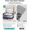 image:imageBAGSMART Top Opening Carry On Luggage 22x14x9 Airline Approved with TSA Lock Expandable 20 Inch Deep Compartment Hard Shell Suitcases with Double Spinner Wheels BlueBlue