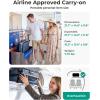 image:imageBAGSMART Top Opening Carry On Luggage 22x14x9 Airline Approved with TSA Lock Expandable 20 Inch Deep Compartment Hard Shell Suitcases with Double Spinner Wheels BlueBlue