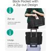 image:imageBAGSMART Tote Bag for Women 20L Puffer Work Tote with Zipper Quilted Nurse Bag for Travel CollegeBlack
