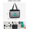 image:imageBAGSMART Tote Bag for Women 20L Puffer Work Tote with Zipper Quilted Nurse Bag for Travel CollegeBlack