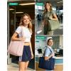 image:imageBAGSMART Tote Bag for Women 2Pc Puffer Tote Bag with Zipper Quilted Work Tote Teacher Bag Shoulder Handbag  Beach Tote Diaper Bag Tote for Travel Gym Lightweight Fit 156 Laptop 21L Medium ToteNavy Blue