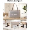 image:imageBAGSMART Tote Bag for Women 2Pc Puffer Tote Bag with Zipper Quilted Work Tote Teacher Bag Shoulder Handbag  Beach Tote Diaper Bag Tote for Travel Gym Lightweight Fit 156 Laptop 21L Medium ToteNavy Blue