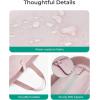 image:imageBAGSMART Tote Bag for Women Foldable Tote Bag With Zipper Travel Shoulder Bag Handbag for WorkBaby Pink