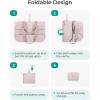 image:imageBAGSMART Tote Bag for Women Foldable Tote Bag With Zipper Travel Shoulder Bag Handbag for WorkBaby Pink