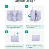 image:imageBAGSMART Tote Bag for Women Foldable Tote Bag With Zipper Travel Shoulder Bag Handbag for WorkHaze Blue