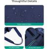 image:imageBAGSMART Tote Bag for Women Foldable Tote Bag With Zipper Travel Shoulder Bag Handbag for WorkNavy Blue