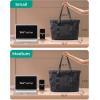 image:imageBAGSMART Tote Bag for Women Tote Bag with Zipper Work Tote with Compartments Nurse Shoulder Hanbag for Travel GymAblackmedium28l