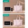 image:imageBAGSMART Tote Bag for Women Tote Bag with Zipper Work Tote with Compartments Nurse Shoulder Hanbag for Travel GymBbaby Pinkmedium28l