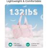 image:imageBAGSMART Tote Bag for Women Tote Bag with Zipper Work Tote with Compartments Nurse Shoulder Hanbag for Travel GymBbaby Pinksmall24l