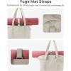 image:imageBAGSMART Tote Bag for Women Tote Bag with Zipper Work Tote with Compartments Nurse Shoulder Hanbag for Travel GymCgrayish Brownsmall24l