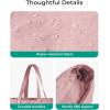 image:imageBAGSMART Tote Bag for Women Tote Bag with Zipper Work Tote with Compartments Nurse Shoulder Hanbag for Travel GymEdark Pinksmall24l