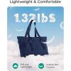 image:imageBAGSMART Tote Bag for Women Tote Bag with Zipper Work Tote with Compartments Nurse Shoulder Hanbag for Travel GymGnavy Bluesmall24l