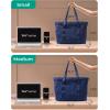 image:imageBAGSMART Tote Bag for Women Tote Bag with Zipper Work Tote with Compartments Nurse Shoulder Hanbag for Travel GymGnavy Bluesmall24l