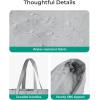 image:imageBAGSMART Tote Bag for Women Tote Bag with Zipper Work Tote with Compartments Nurse Shoulder Hanbag for Travel GymKgreysmall24l