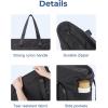 image:imageBAGSMART Tote Bag for Women Tote Bag with Zipper Work Tote with Compartments Nurse Shoulder Hanbag for Travel GymMblacksmall