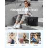 image:imageBAGSMART Tote Bag for Women Tote Bag with Zipper Work Tote with Compartments Nurse Shoulder Hanbag for Travel GymNgrayish Brownsmall