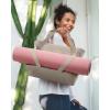 image:imageBAGSMART Tote Bag for Women with Zipper and Yoga Mat Straps Quilted Gym Tote for Travel Work SportCamel