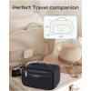 image:imageBAGSMART Travel Makeup Bag Make Up Bag with Multiple Compartments for Organizer Durable amp Compact Cosmetic Organizer for Women for Travel Accessories BeigeBlack